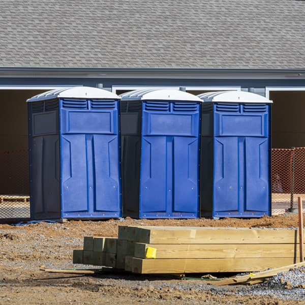 is there a specific order in which to place multiple portable toilets in Glenview IL